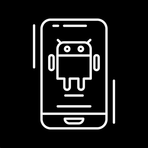 Android Vector Icon 14783987 Vector Art At Vecteezy