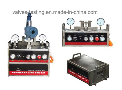 Portable Type Safety Relief Valve Test Bench China Safety Valve
