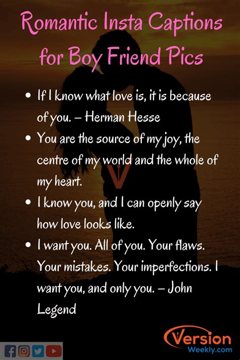 50+ Best Cute Love Captions for Boyfriend Instagram ...