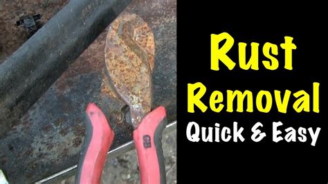Get Rid Of Rust Diy Rust Removal Using Metal Rescue Youtube