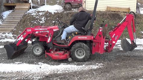 2005 Massey Ferguson Gc2310 Compact Tractor With Loader Backhoe Mower