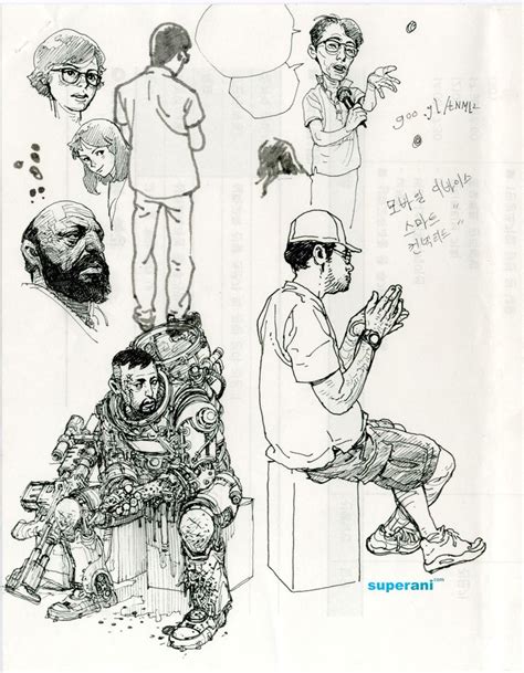 Pen On Paper Kimjunggi Junggi Kim Character Art Character Design