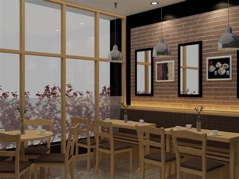 Ruang makan umumnya dilengkapi dengan meja makan dan perabotan penunjang lainnya seperti lemari es. Jasa desain Interior Ruang makan, Restoran dan Cafe - 3D ...