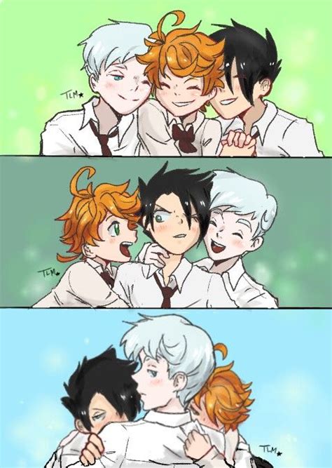 Emma X Ray X Norman Ship Norman X Emma The Promised Neverland 39