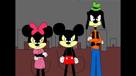 Mickey Mouse Vs Bendy And The Ink Machine Animacion Youtube
