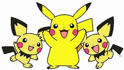 Pokemon Clip Clipart Cliparts Birthday Animations Pikachu