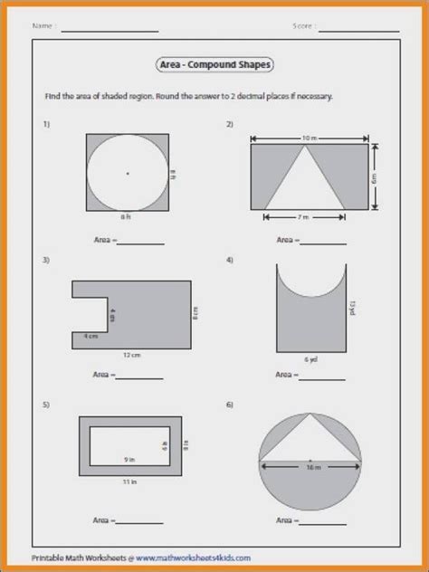 We did not find results for: 24 area Of Compound Shapes Worksheet in 2020 | Area ...