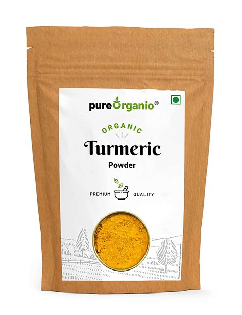Pure Organio Organic Turmeric Powder Haldi Powder Organic Ideal For