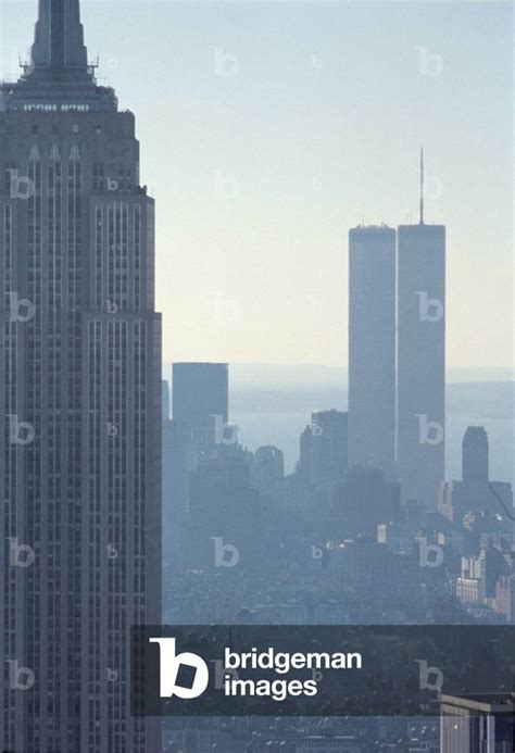Image Of The World Trade Center And The Empire State Building New
