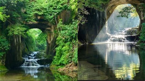 Heart ️ Shape Sunshine Caves Nomizo Falls Kameiwa Cave In Chiba