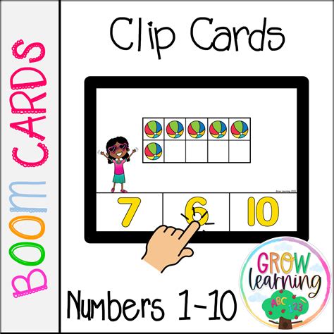 These Beach Balls Themed Clip Cards Numbers 1 10 Are Perfect For