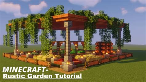 A sensory garden is designed with the purpose of engaging and stimulating the senses of sight, smell, touch, taste and sound. How To Build A Rustic Garden In Minecraft? | Minecraft ...