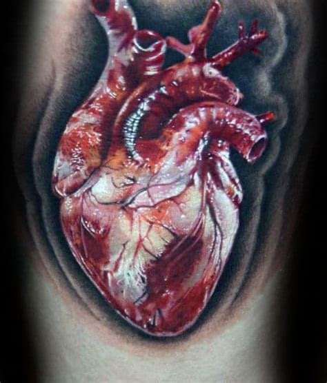30 Realistic Heart Tattoos For Men [2023 Inspiration Guide]