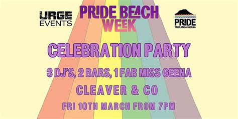 pride beach week celebration party humanitix