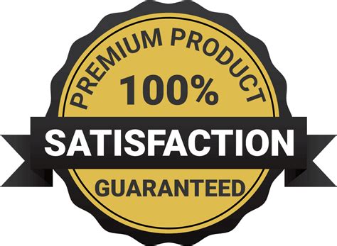Download 100 Satisfaction Guarantee Label Png Image With No