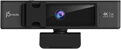 J5 Create Jvcu435 4k Ultra Hd Webcam 360 Degree 5x Digital Zoom Dual