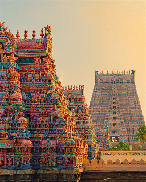 Srirangam temple, India. : ArchitecturePorn