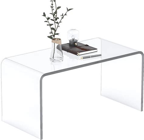 Acrylic Coffee Table Rectangle Clear Coffee Table With