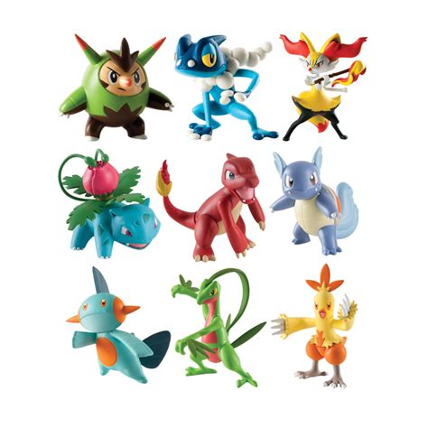 Pokemon Action Figures 3-pack 6 cm Assortment D2 (4 ...