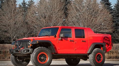 Awesome Jeep Chief Concept Leads Six Others To Moab Easter Jeep Safari