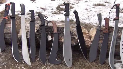 Types Of Machetes Learn Which One You Need In Every Situation