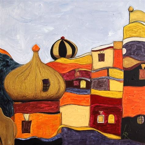 Eine Hundertwasser-Phantasie | Hundertwasser ... Malen wirken lassen werden haben sein.