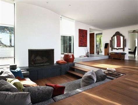 Recessed Sitting Sunken Living Room Cozy Living Room Design Living