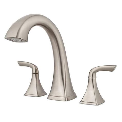 Just like sink faucets there is a wide variety of styles and finishes to choose from depending on your bathroom decor. Pfister RT6-5BS | Roman tub faucets, Tub faucet, Faucet