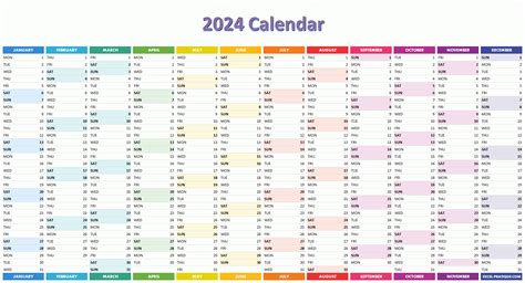 2024 Calendar 2024 Excel December 2024 Calendar With Holidays
