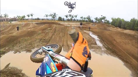 12 Year Old Rides Supercross With Pros Gopro Raw Youtube