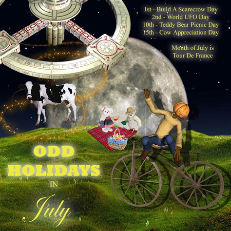 Odd Holidays For July 2012 Digital Scrapbooking At Scrapbook Flair