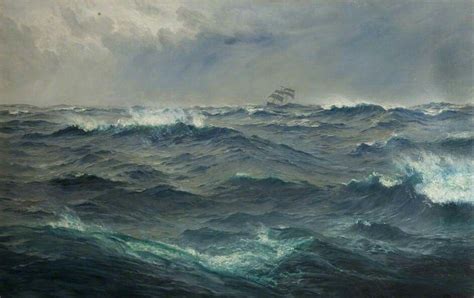 Rough Weather In The Mediterranean Henry Moore 1874 British 1831 1895