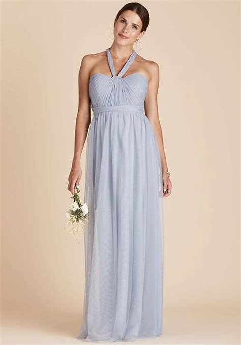 Birdy Grey Christina Convertible Dress In Dusty Blue Bridesmaid Dress