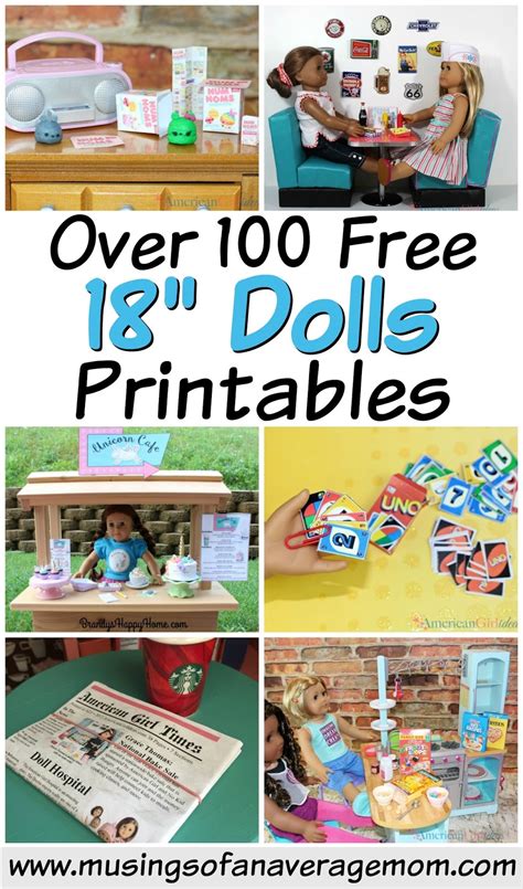 Doll Food Box Printables