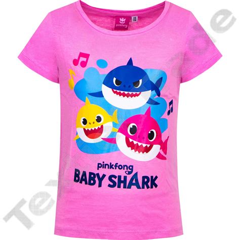 Baby Shark T Shirt Pinkfong Wholesale Kids T Shirts Sku 35679