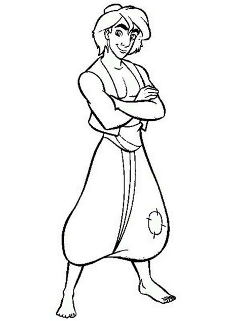 Print aladdin coloring pages for free and color our aladdin coloring! Aladdin, The Main Character Of The Disney Movie Aladdin ...