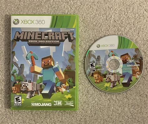 Minecraft Xbox 360 Edition Game Disc And Case Tested Working Free