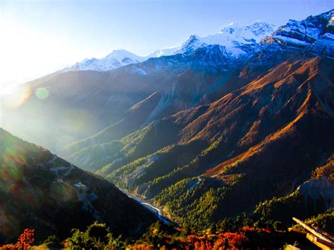 Sunrise In The Annapurna Range Himalayas Nepal Oc 4608x3456
