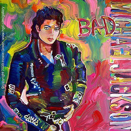 Michael Jackson Bad Album Cover Close Up Bandnasve