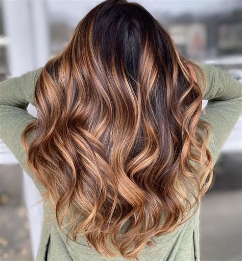 Dark Hair Color With Caramel Highlights Amyjoycedesign