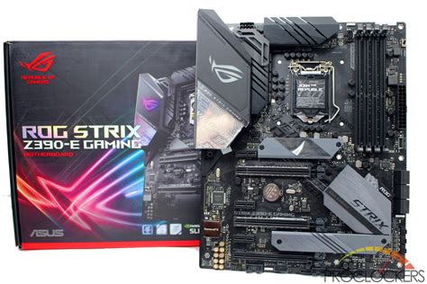 Asus Rog Strix Z390 E Gaming Motherboard Review Proclockers