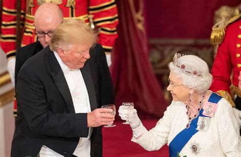 Power Up Pomp Protests And British Humour Trump Gets Royal Treatment