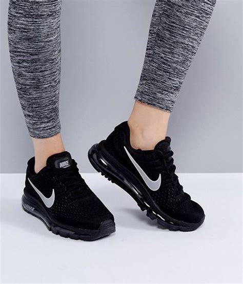The nike air design uses tiny air membranes to cushion the midsole, as showcased by the nike air max. Nike Air Max 2017 Black Running Shoes - Buy Nike Air Max ...