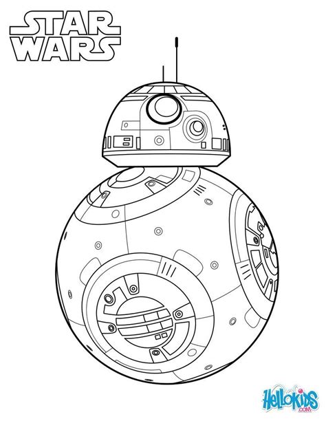 147 star wars pictures to print and color. STAR WARS coloring pages - BB-8 - The Force Awakens | Star ...