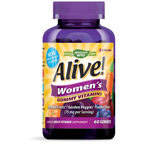 Alive Womens Gummy Daily Multivitamin Supplement 60 Ct