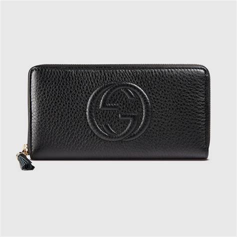 Gucci Women Soho Leather Zip Around Wallet 308004a7m0g1000