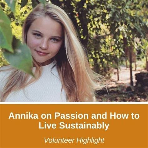 Annika Shares Her Passion On How To Live Sustainably United Planet Blog