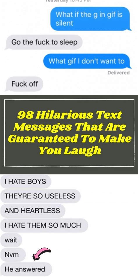 98 Hilarious Text Messages That Are Guaranteed To Make You Laugh What