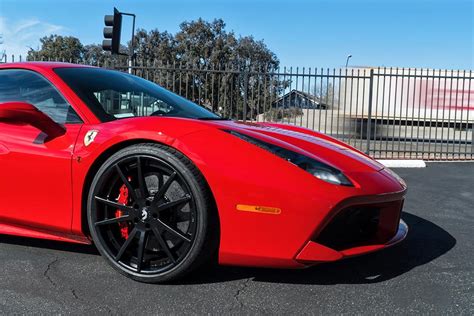 The legendary italian automaker launches the latest model ferrari 488 gtb for sale with the performance and extravagance the world has come to know and love. Ferrari 488 GTB on Forgiato Wheels