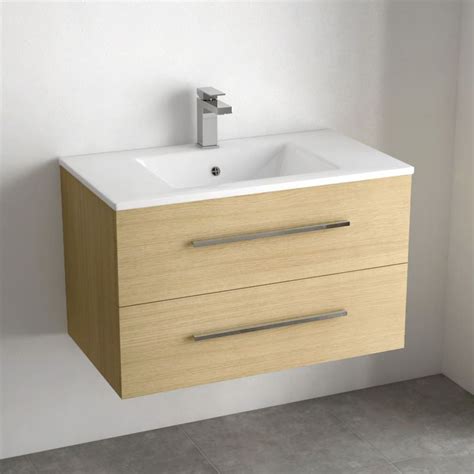 23 cm + plan vasque beni en résine. Meuble vasque 80 cm, Chêne clair, Link | Meuble vasque, Meuble vasque salle de bain ikea et ...
